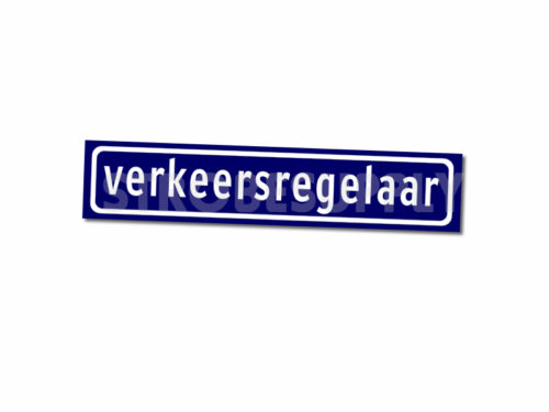 Sticker werkverkeer