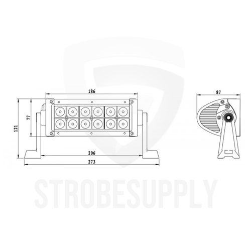 LH002 LED combo lightbar