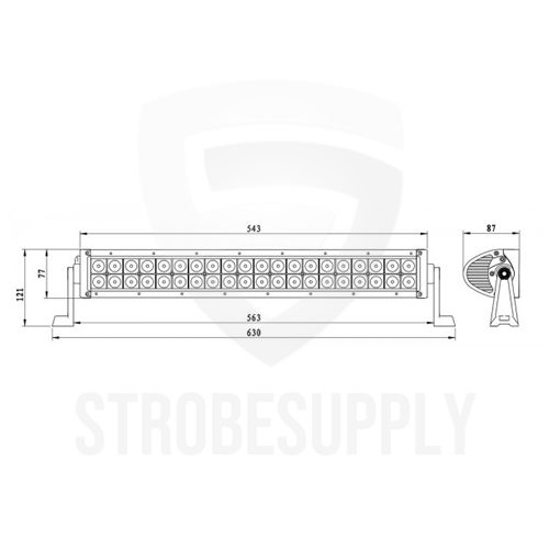 LH004 LED spot lightbar