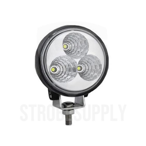 Mini LED werklamp rond 12/24V