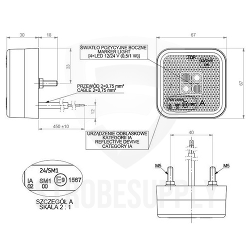 L096 LED markeringslamp - Afbeelding 4
