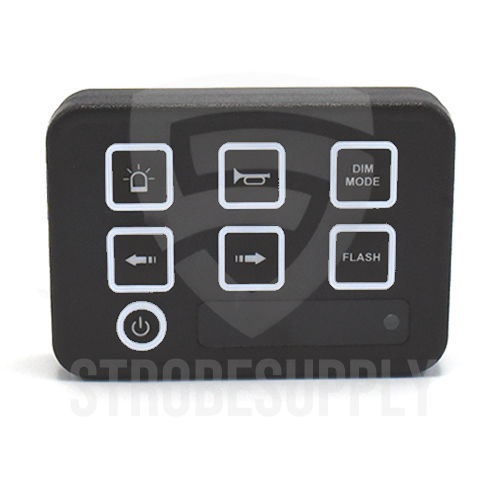Prosignal ControlPad 6 Control-Pad schakelaar motor motorfiets IP67 waterdicht schakelkast bedieningspaneel schakelpaneel zwaailicht zwaailamp LED flitser aan uit bediening 12V 24V